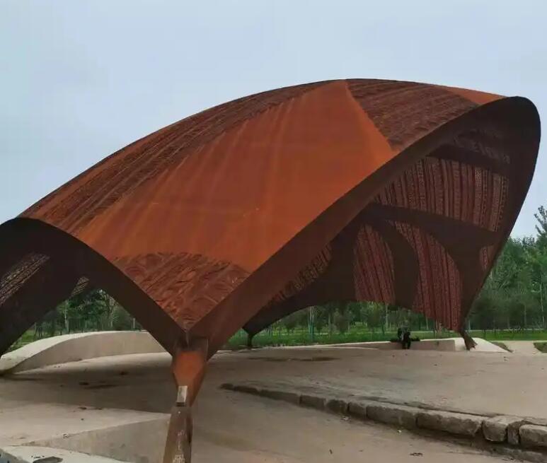 拉萨耐候钢幕墙案例